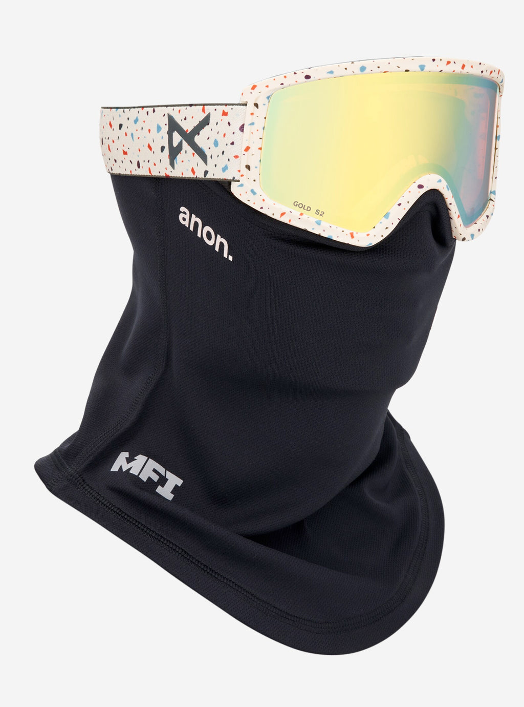 anon mfi goggles Tracker 2.0 + Face Mask Geoscope; Amber Off-Road Performance defining clarity of Perceive Jant:26