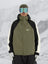 armada gansett 2l insulated men’s anorak jacket-color-olive / black / cream