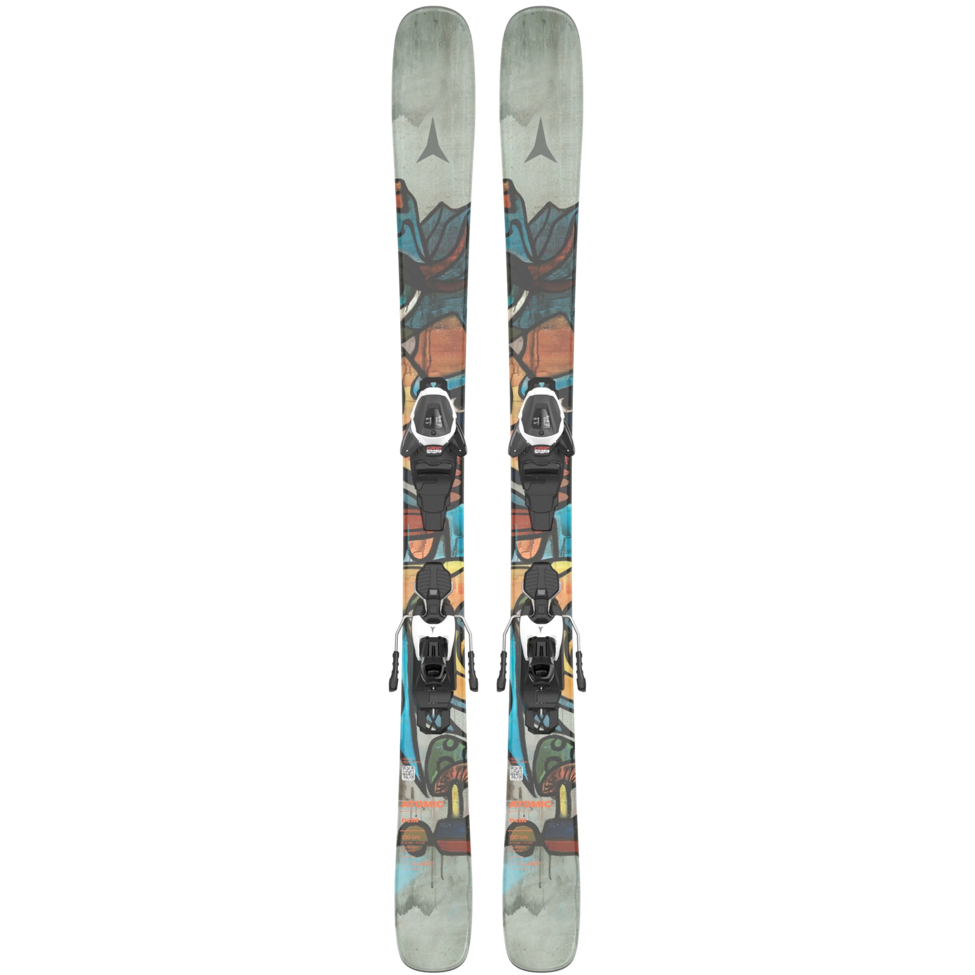 atomic bent kids’ skis with l6 bindings 2026