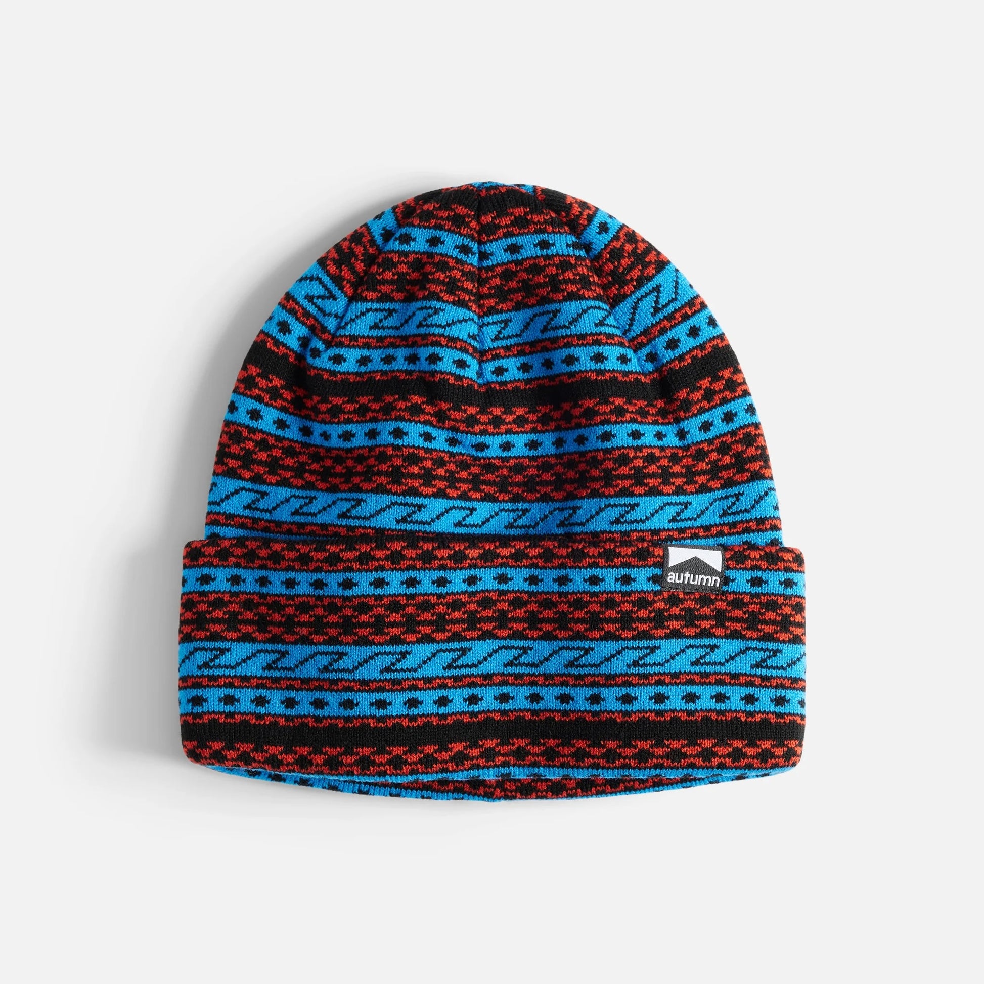 autumn heritage beanie-color-blu-size-one size