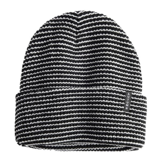 autumn stripe beanie-color-blk-size-one size