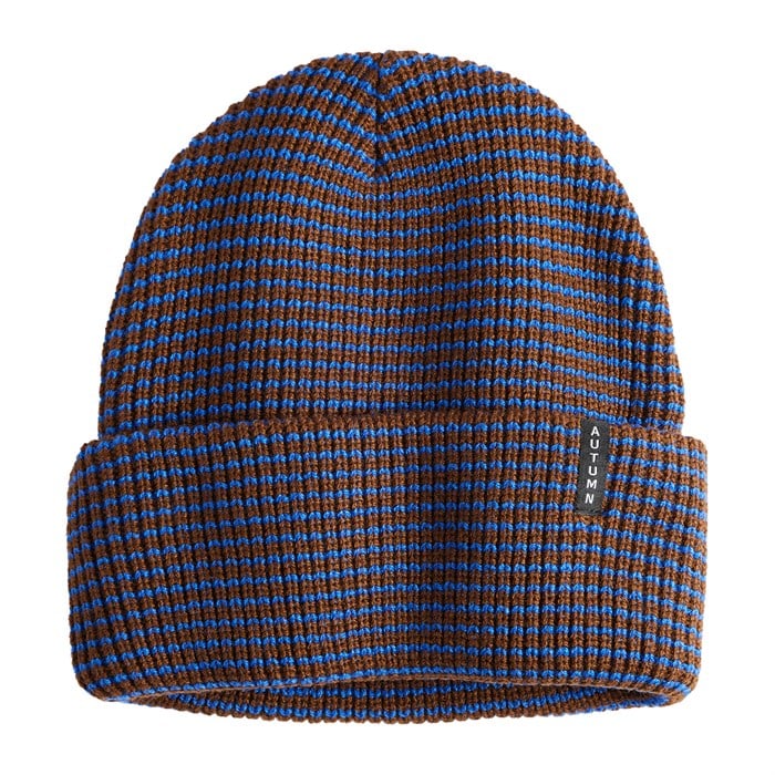 autumn stripe beanie-color-brn-size-one size