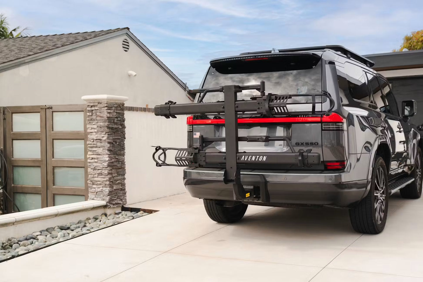 Aventon 2-Bike Hitch Rack Pro 2 Inch Black