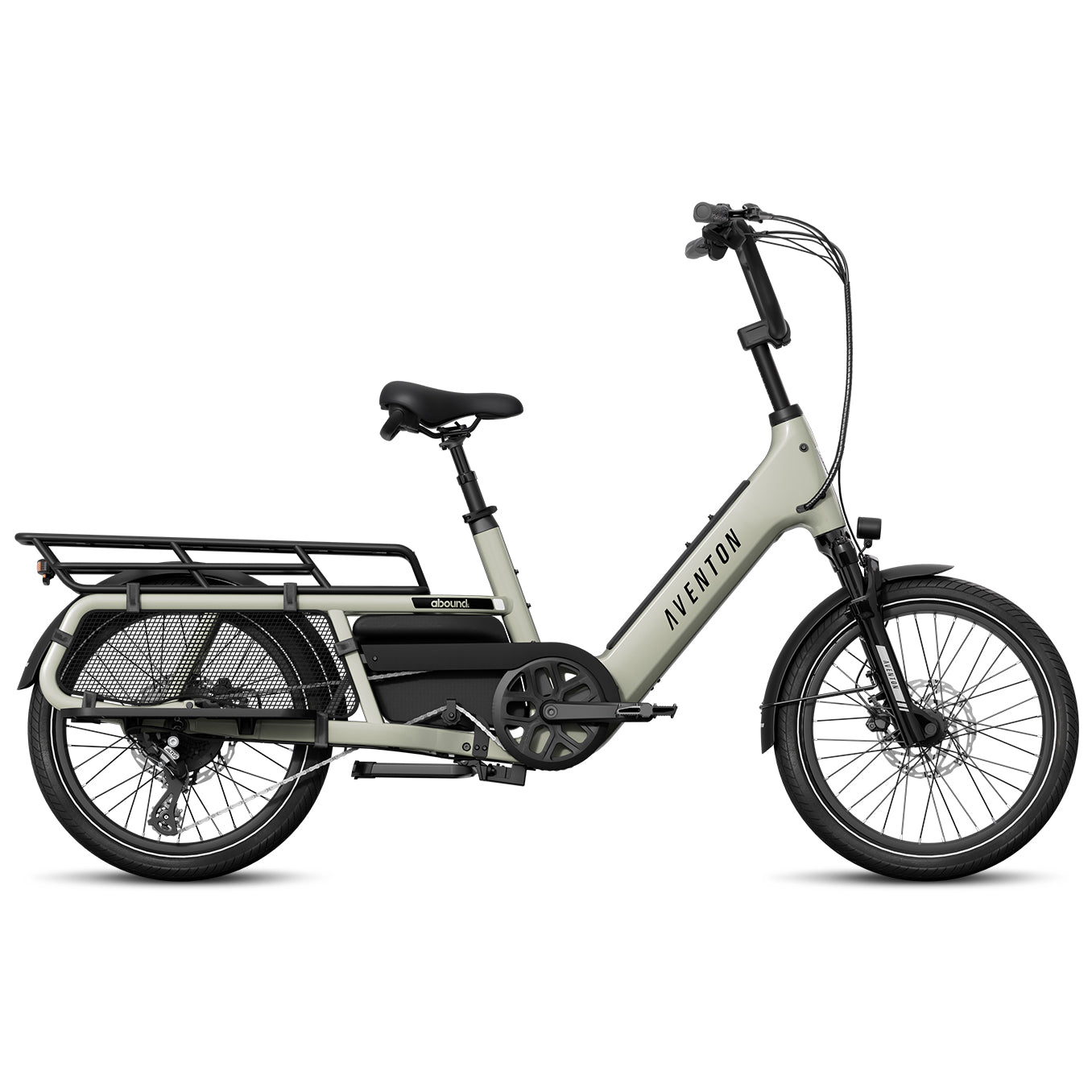 aventon abound lr electric cargo bike-color-sage