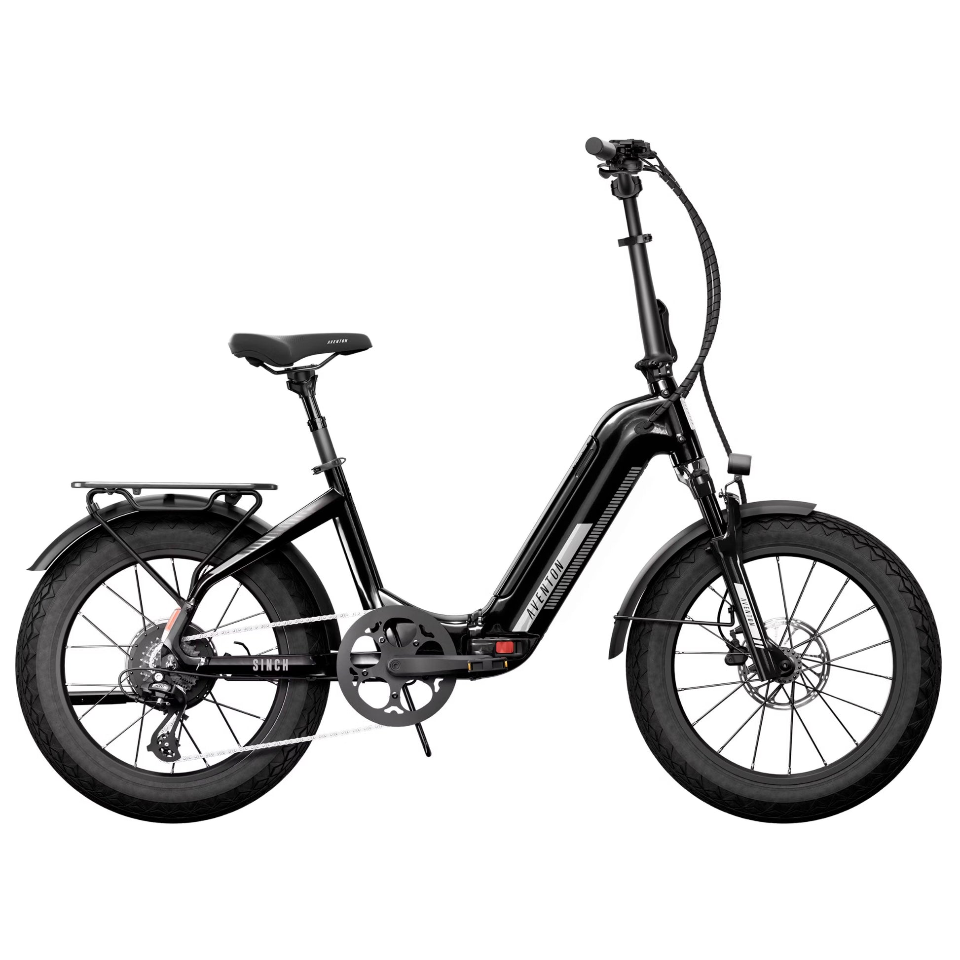aventon sinch 2.5 folding electric bike-color-midnight black