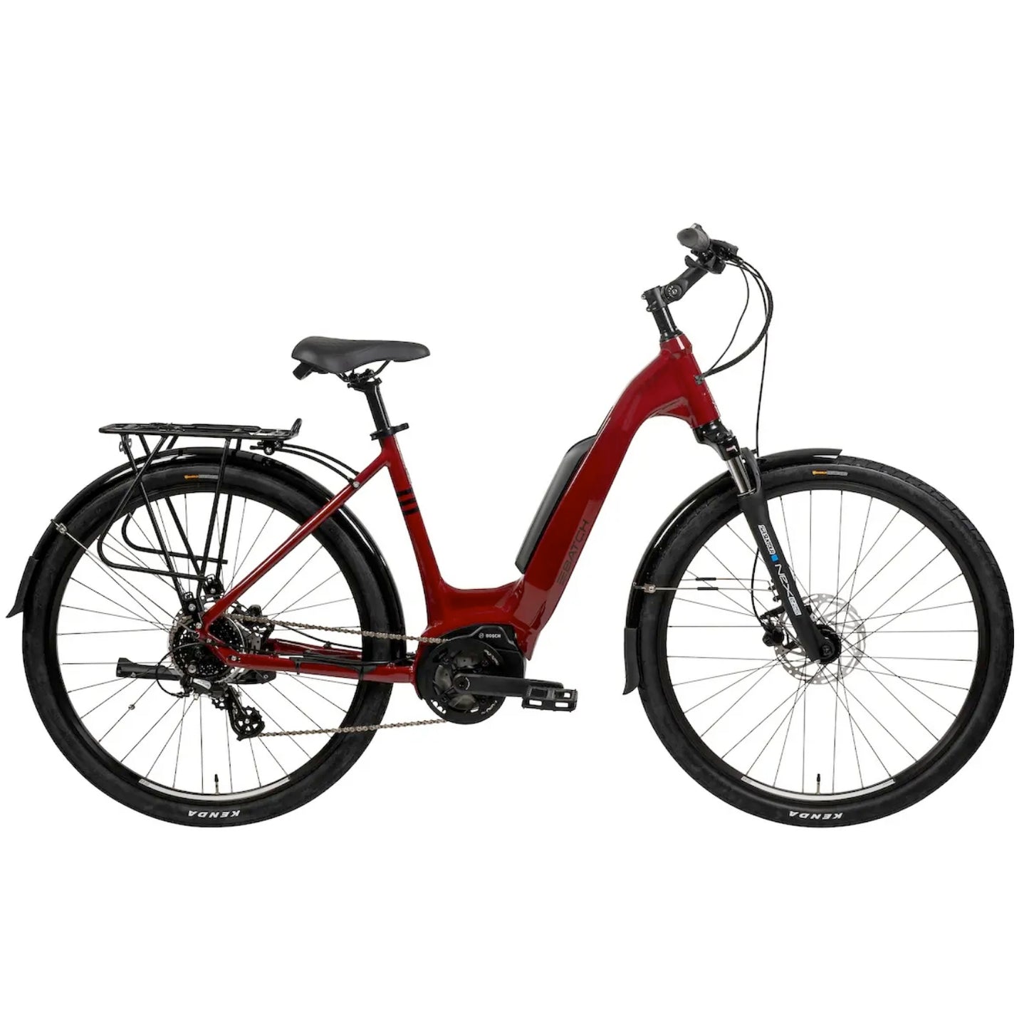 batch e-step-thru electric bike-color-blood red