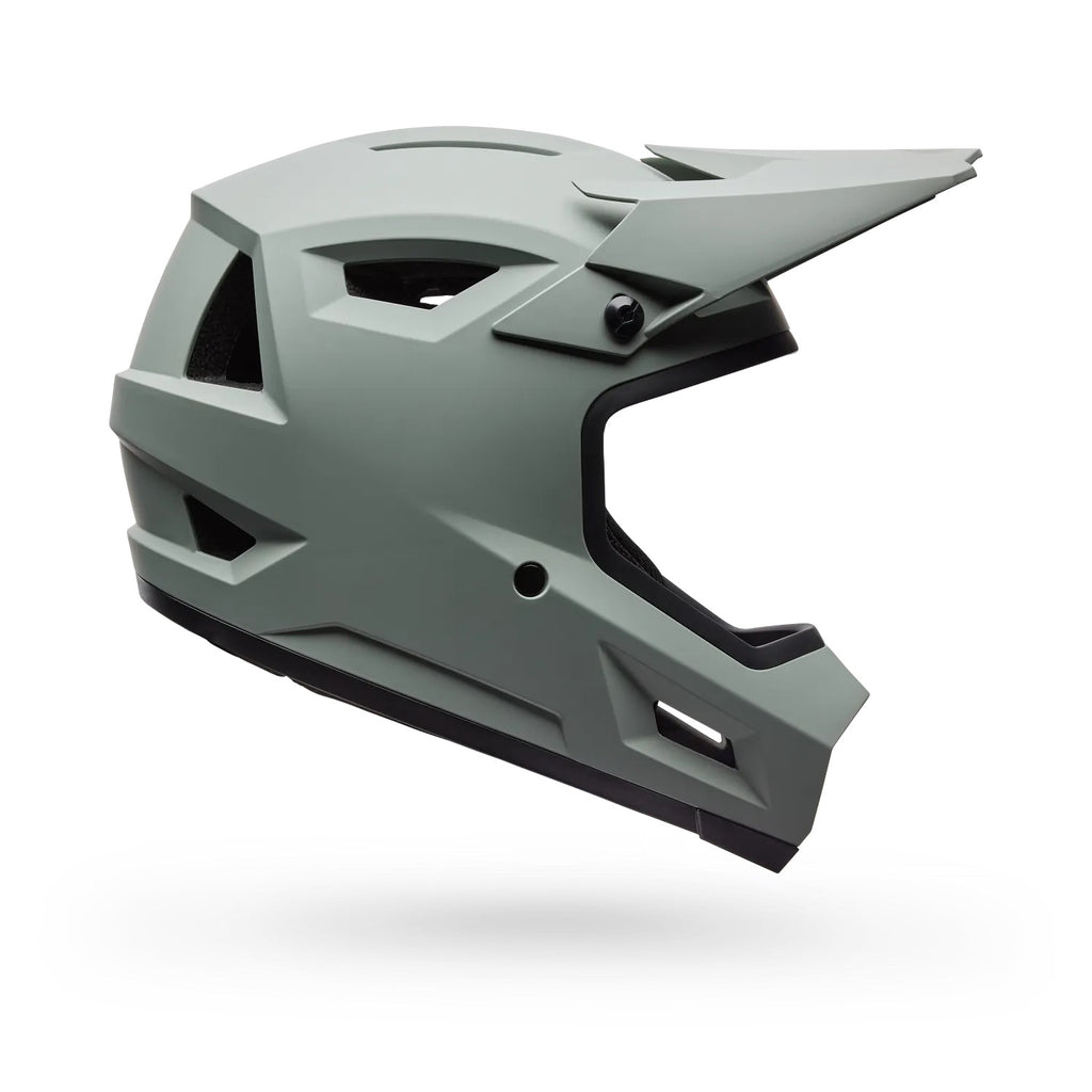 bell bicycle helmet with visor Super DH Spherical Helmet, Matte Green / L bike path or sidewalk Bell Frenzy Blue/Black Ages 8