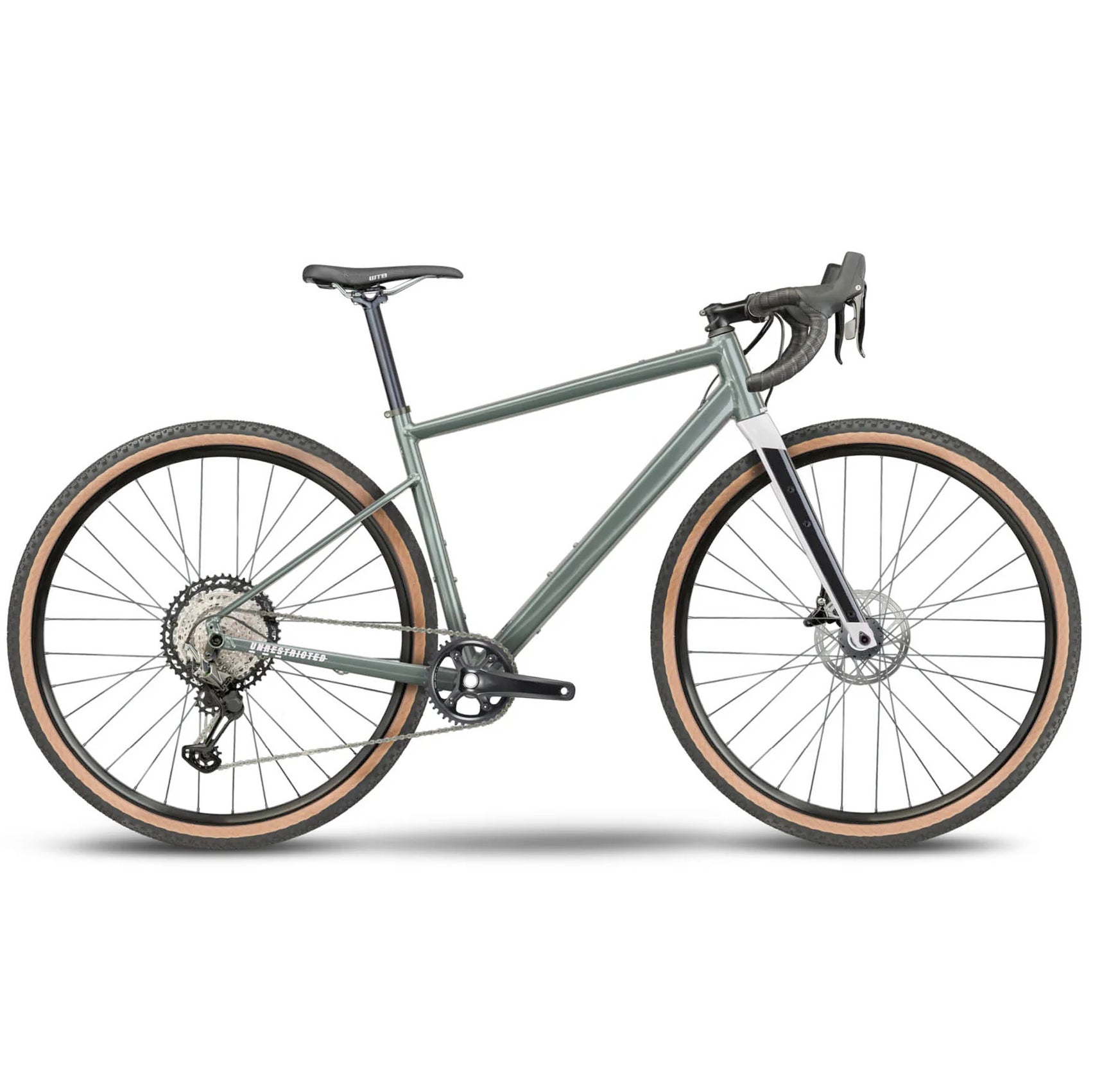 BMC 2023 URS AL One Road Bike XS Metallic GRAY GREEN/WHITE