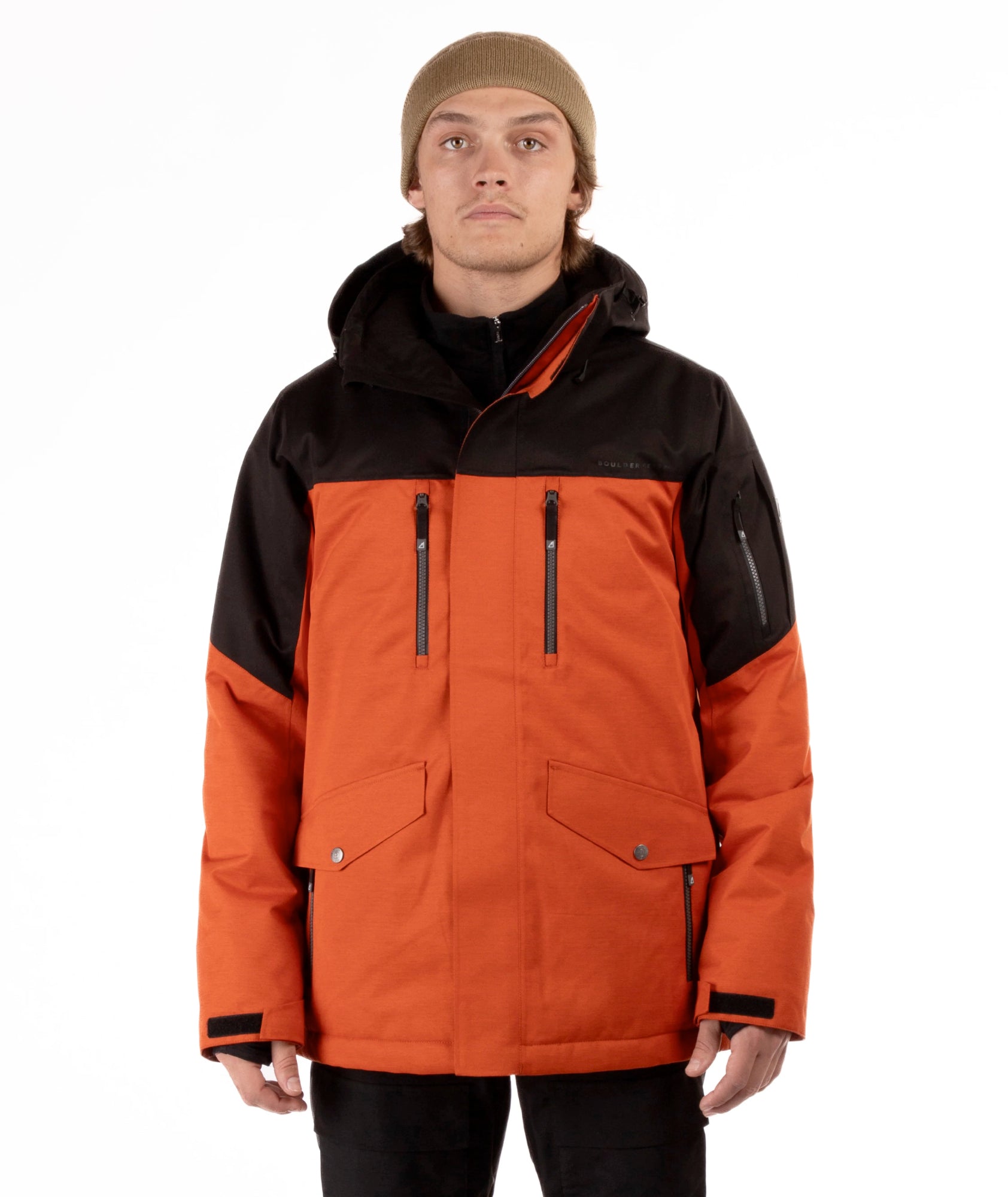 boulder gear quest men’s jacket-color-burnt orange