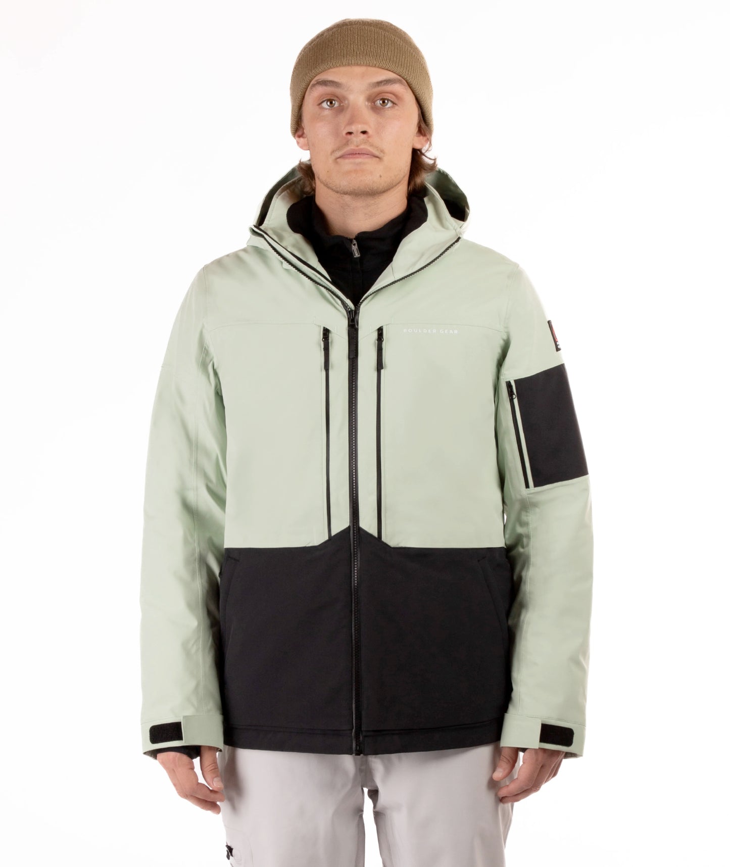 boulder gear tremor tech men’s jacket-color-pistachio