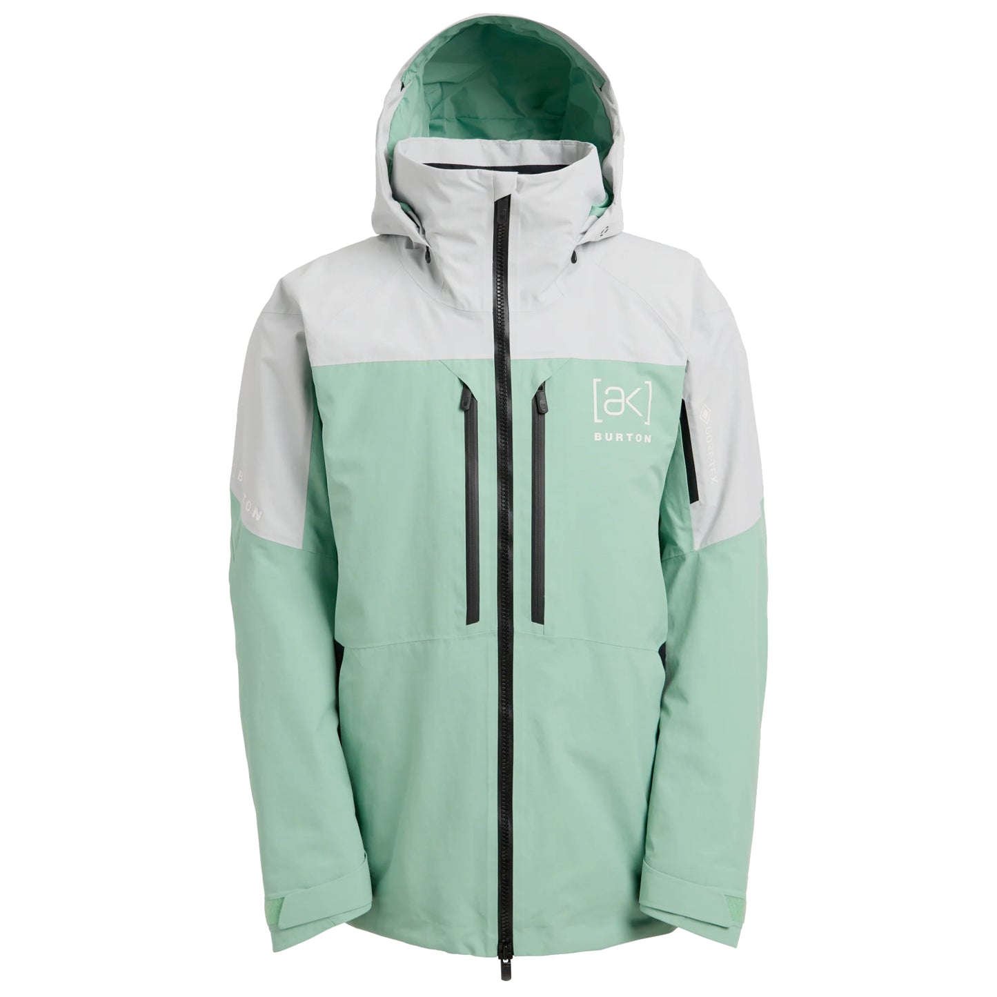 burton [ak] swash gore‑tex 2l jacket-color-gray cloud/soft sage/true black