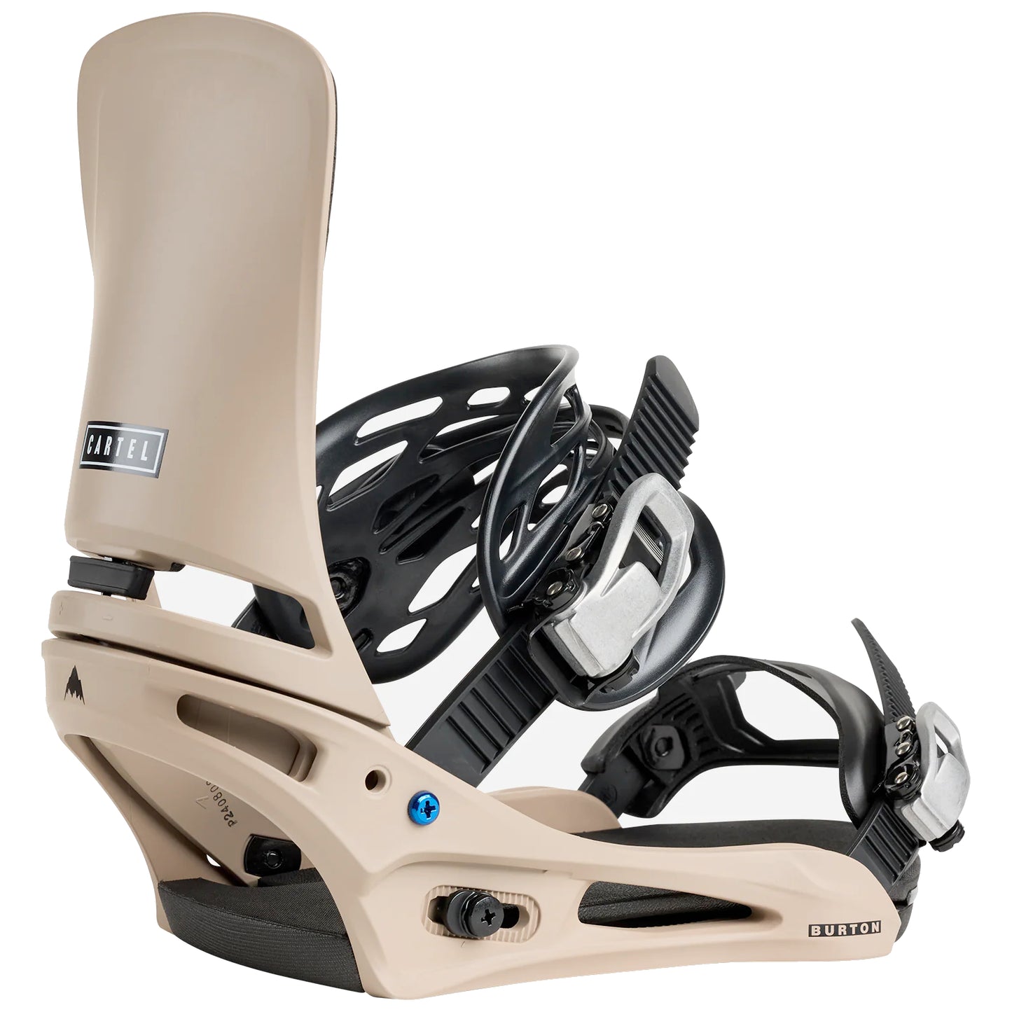 burton cartel re:flex men’s snowboard bindings 2026-color-summit taupe