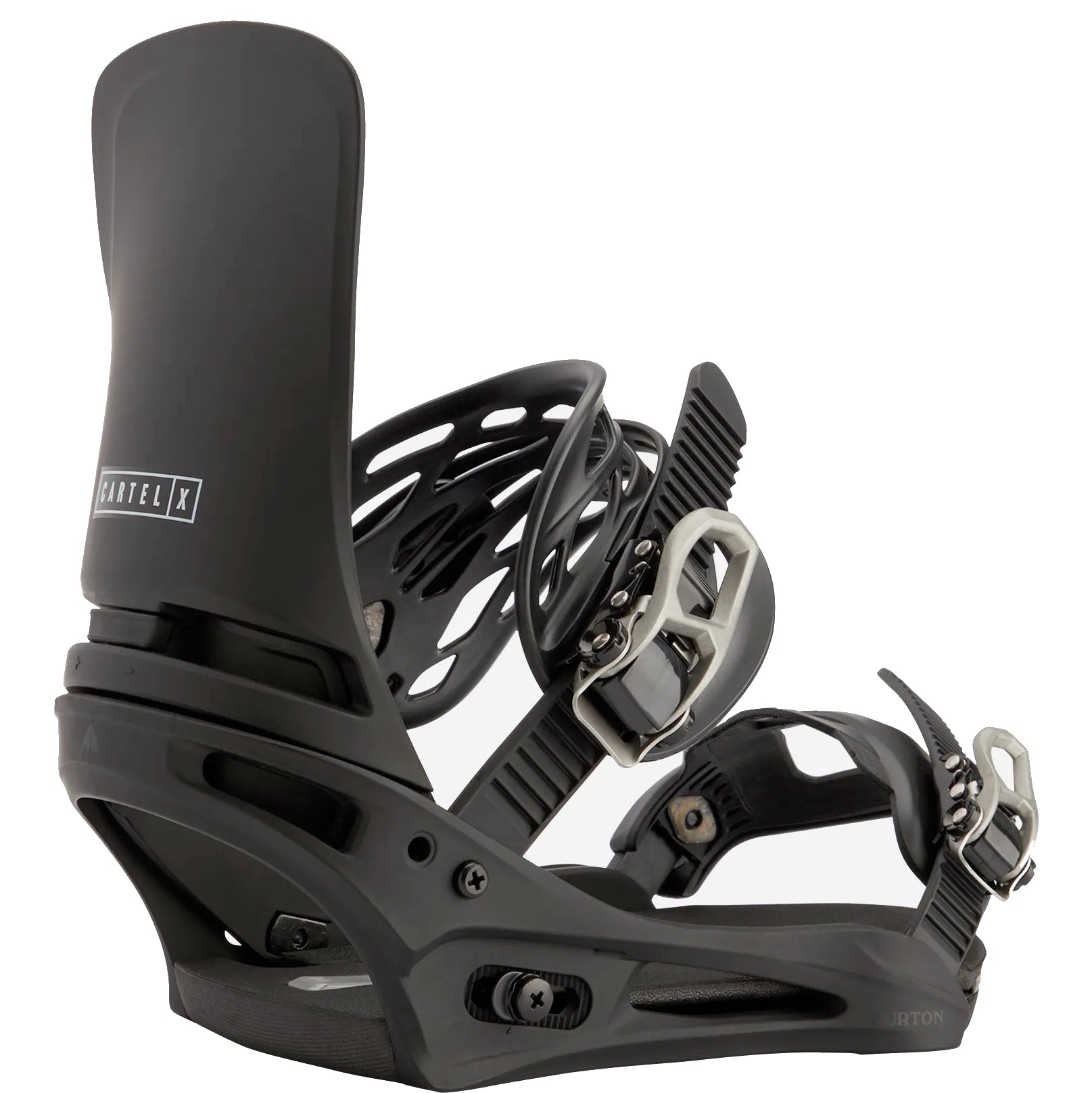 burton cartel x re:flex men’s snowboard bindings 2026-color-black