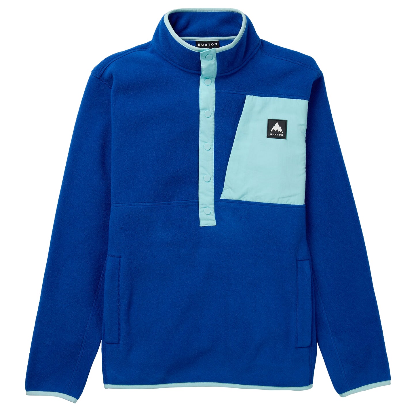 burton cinder men’s fleece pullover-color-jake blue