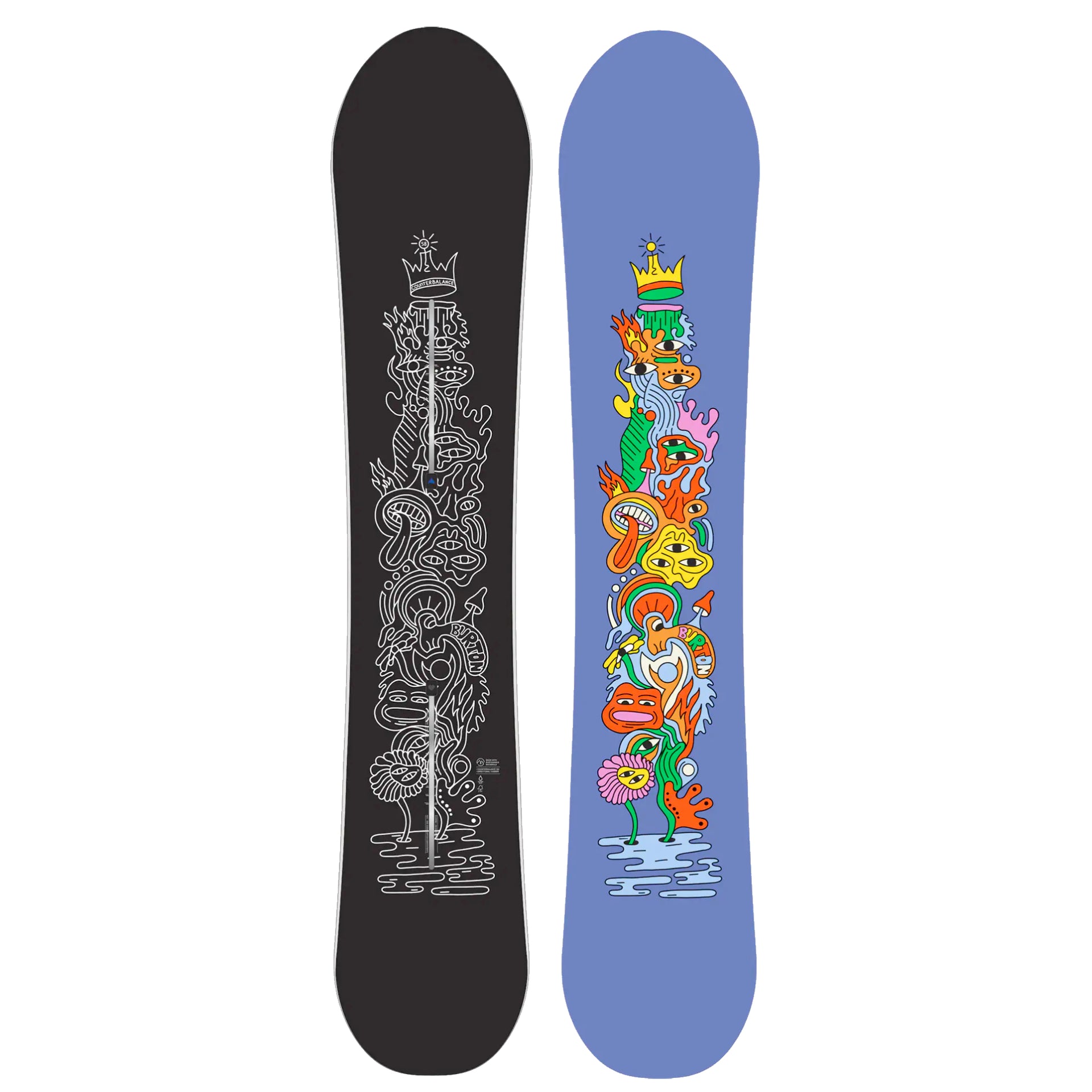 Burton Counterbalance Camber Snowboard, Hallucinate / 154W