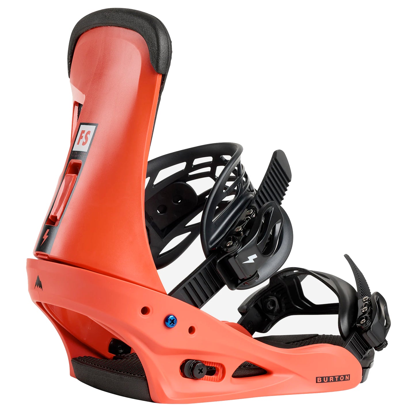 burton freestyle re:flex men’s snowboard bindings-color-fiesta red