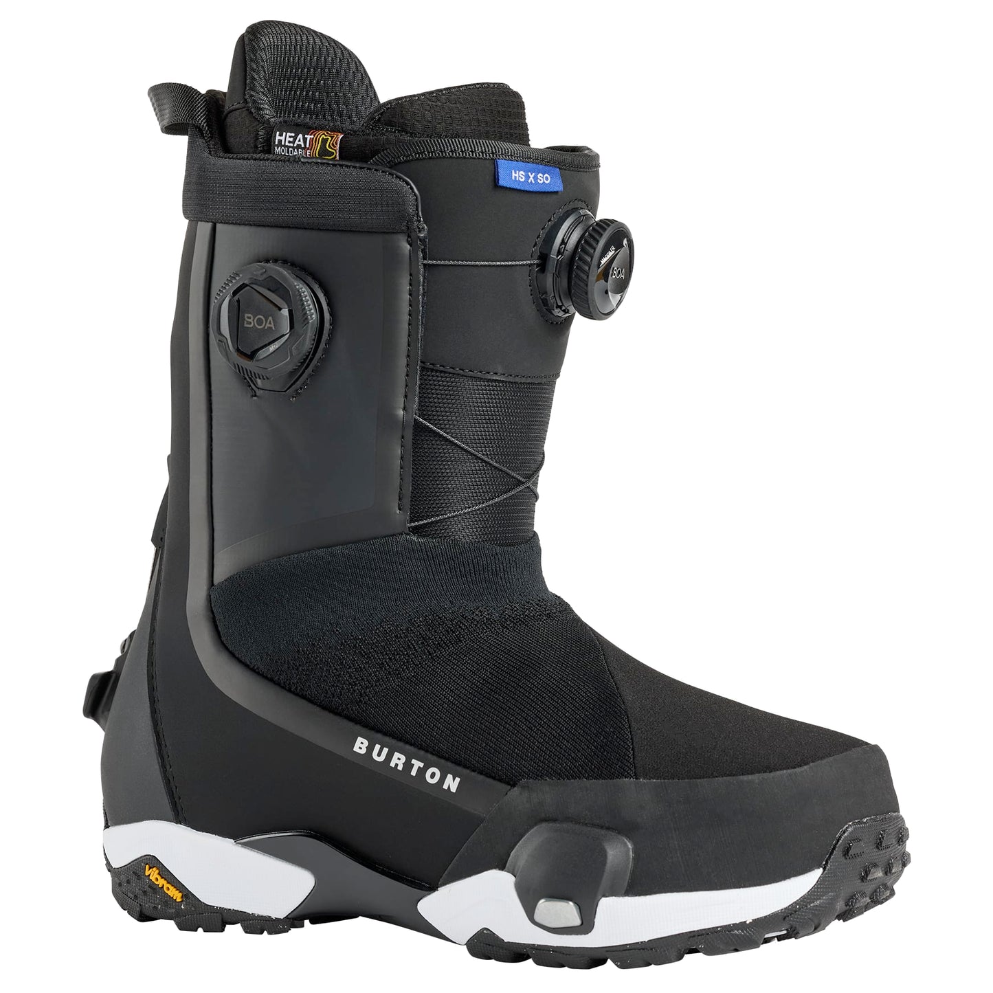 burton highshot x step on men’s snowboard boots 2026-color-black