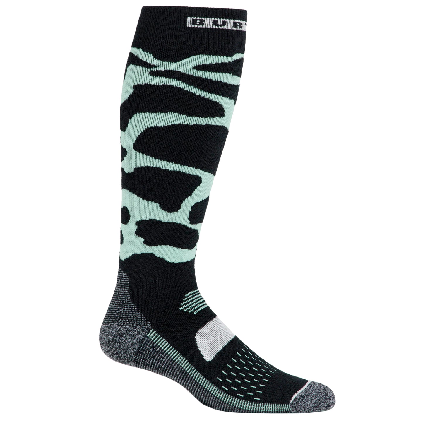burton men’s performance midweight socks-color-soft sage camo