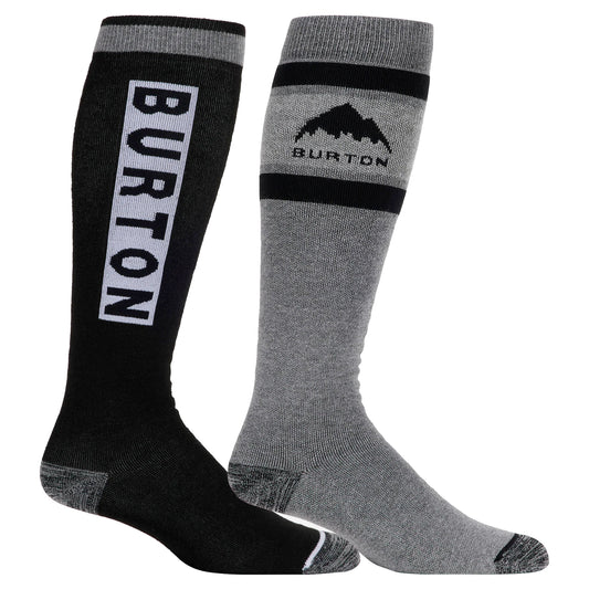 burton men’s weekend midweight sock 2 pack-color-true black