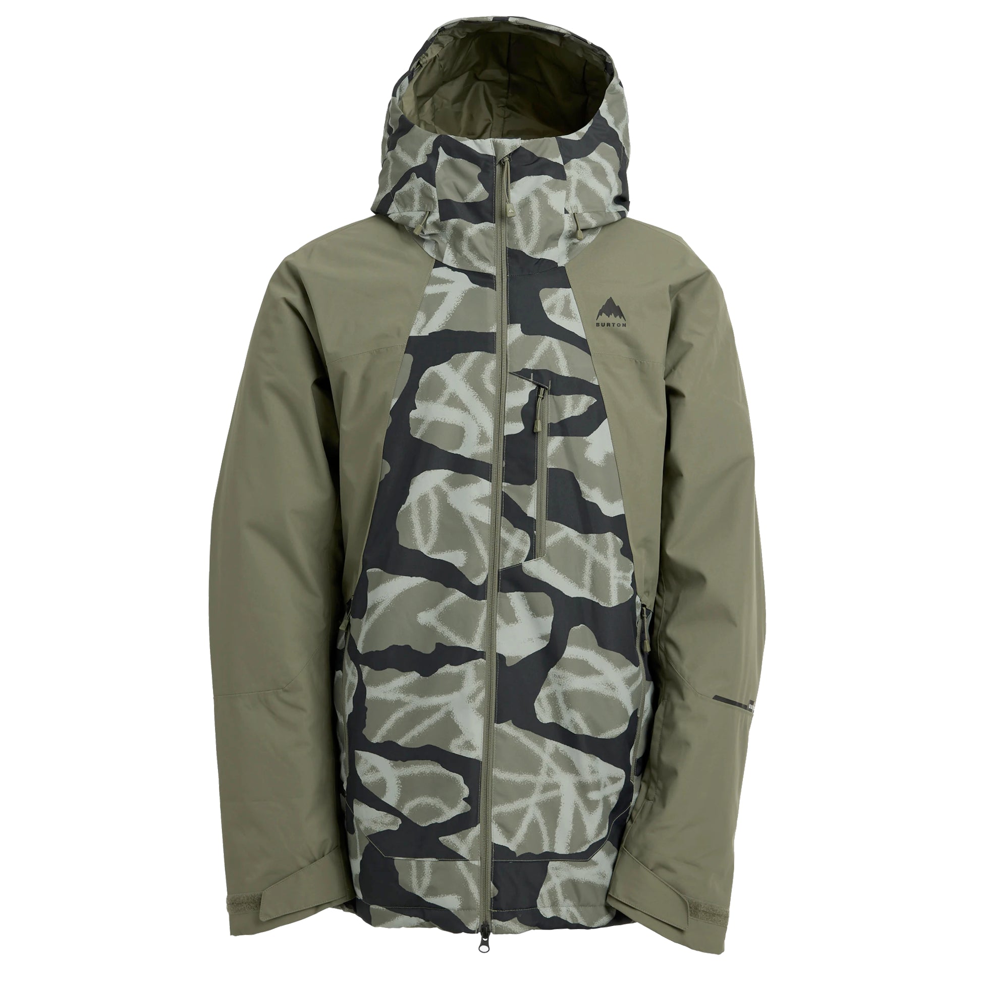 burton reserve 2l insulated men’s jacket-color-graffiti camo/forest moss