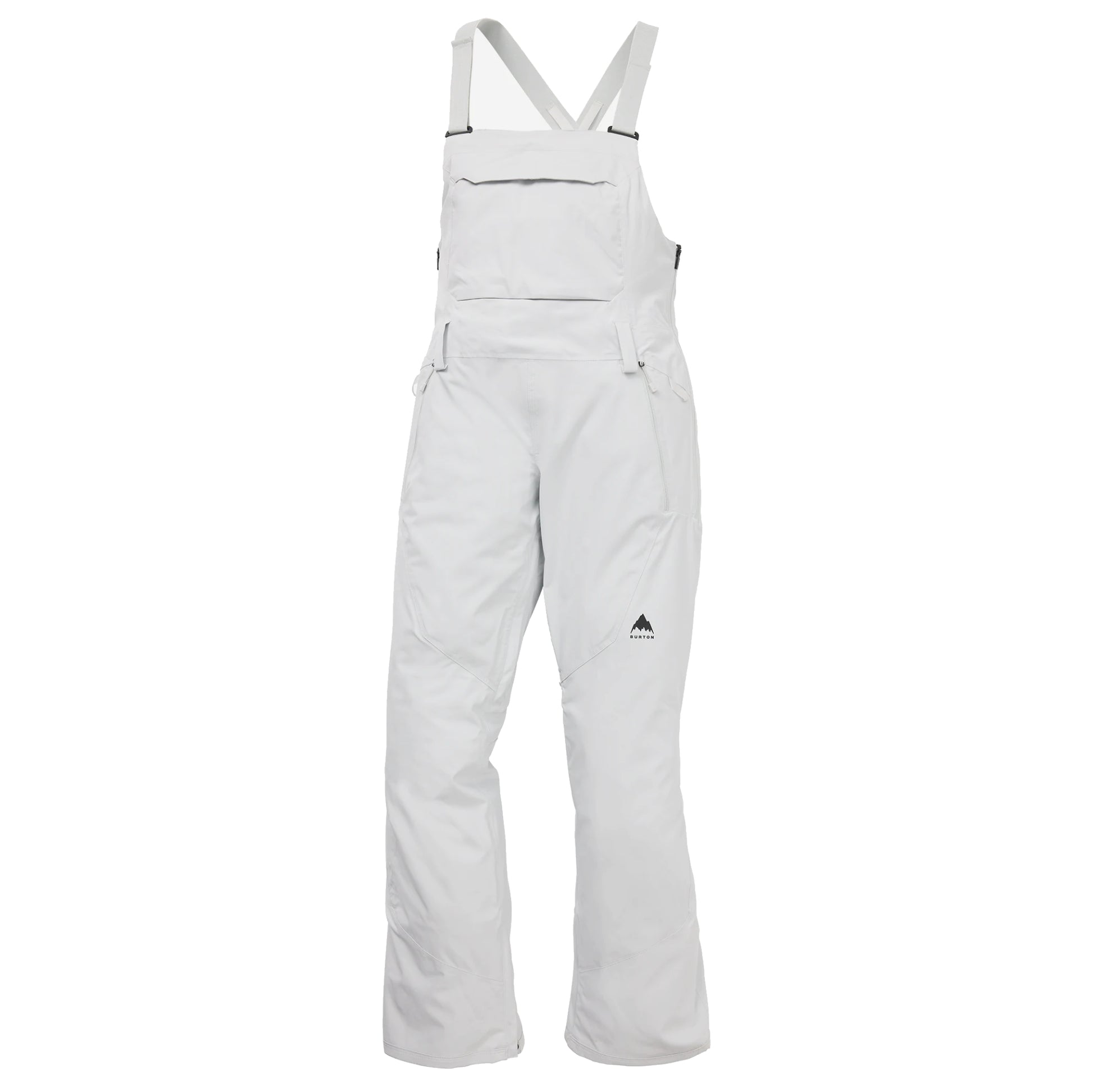 burton reserve 2l stretch women’s bib pants-color-gray cloud