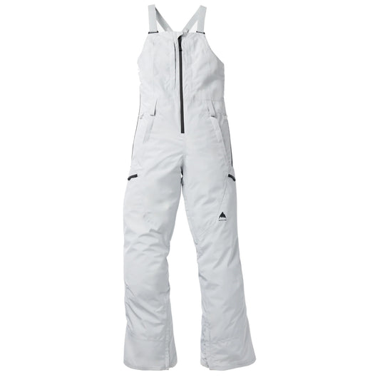 burton reserve gore-tex 2l women’s bib pants-color-gray cloud