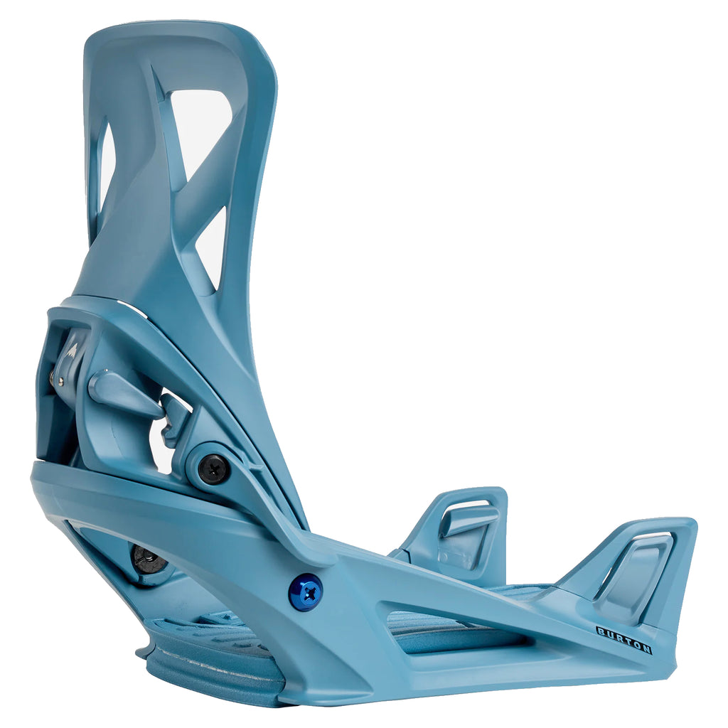 burton freestyle snowboard binding grey toe strap Burton Men's Step On® Re:Flex Snowboard Binding | Snowboard Bindings