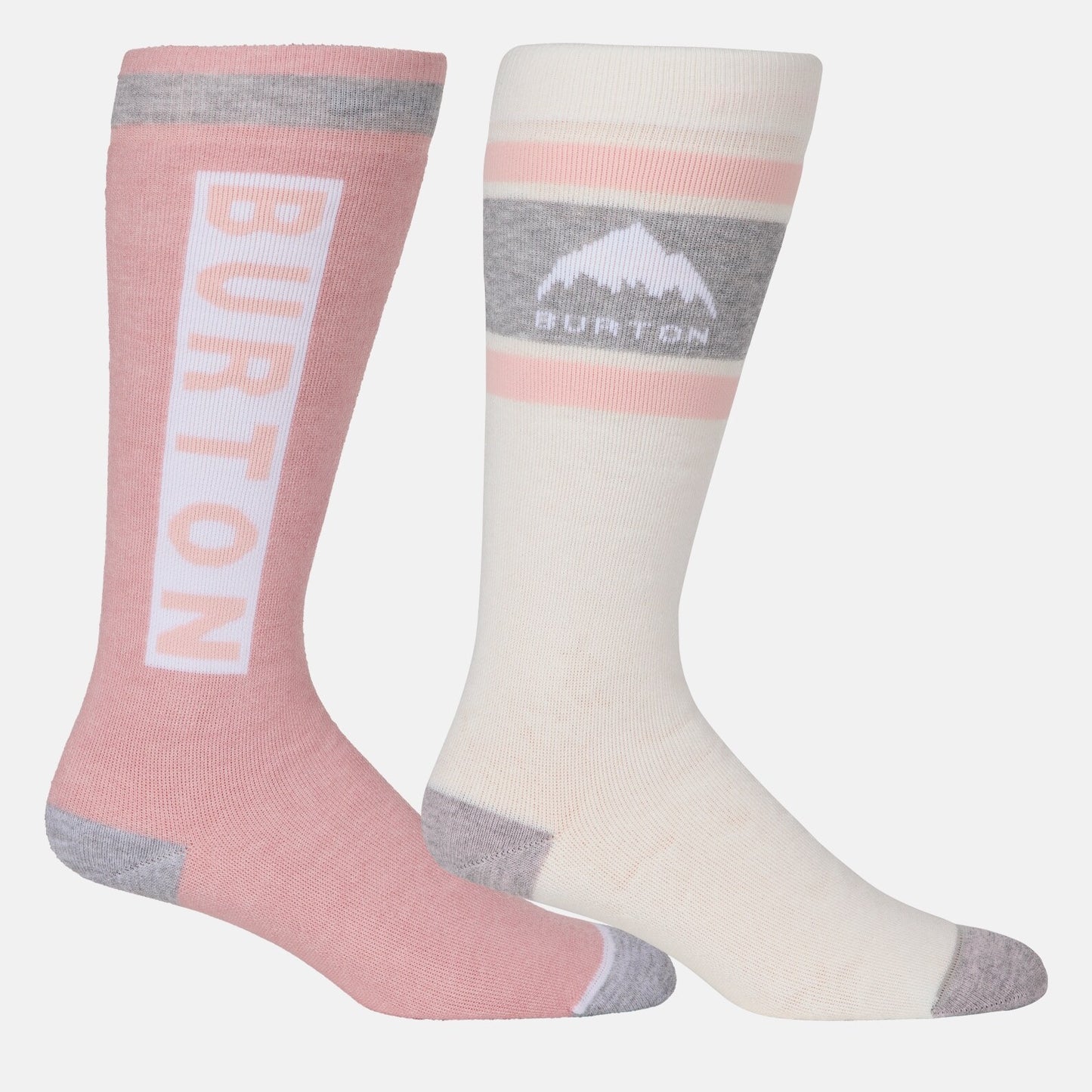 burton women's weekend midweight sock 2 pack-color-stout white