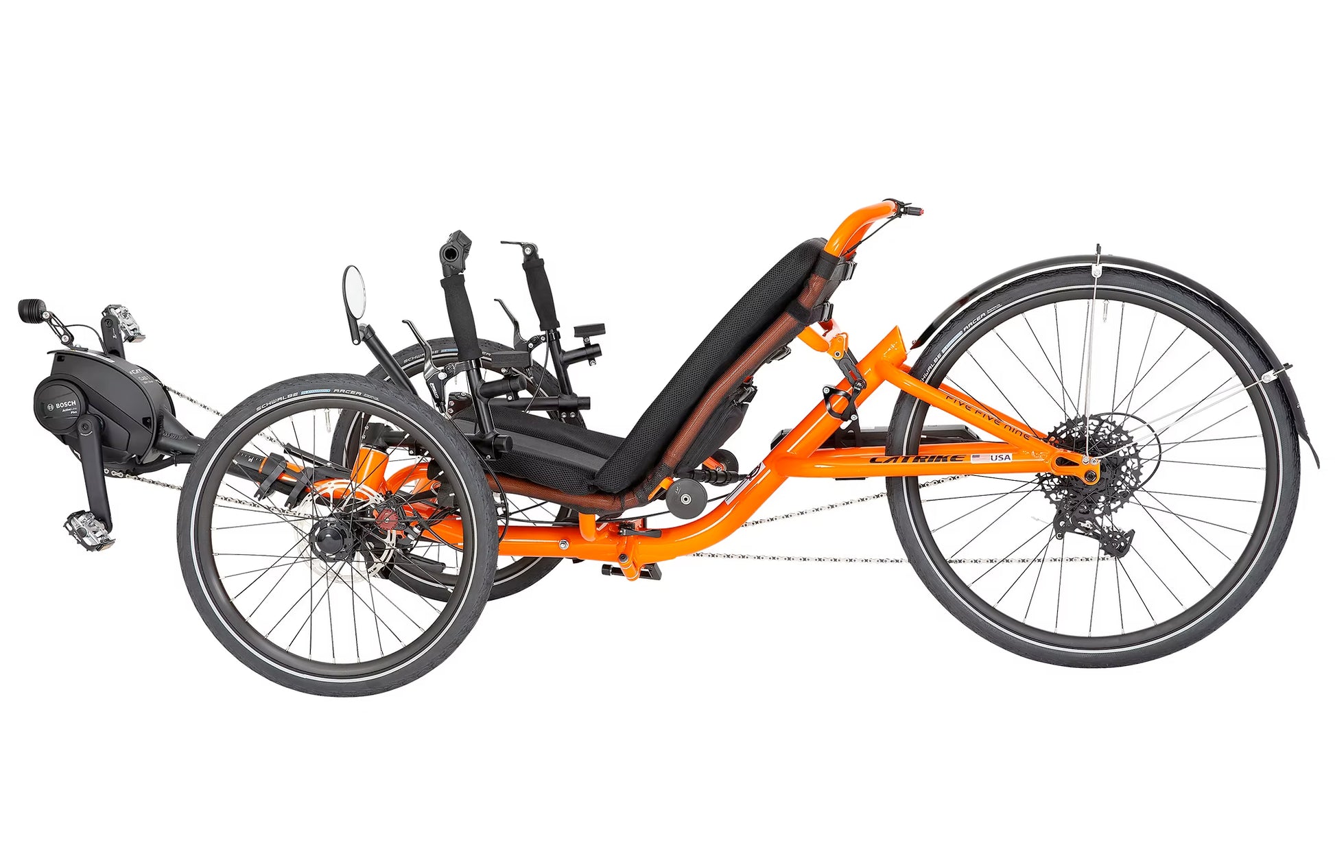 catrike 5.5.9 ecat electric recumbent trike