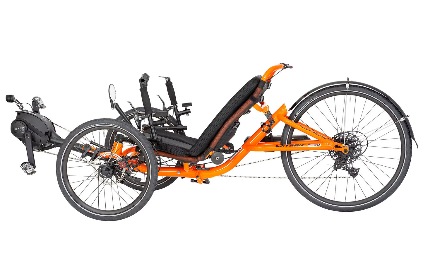 catrike 5.5.9 ecat xl boom electric recumbent trike
