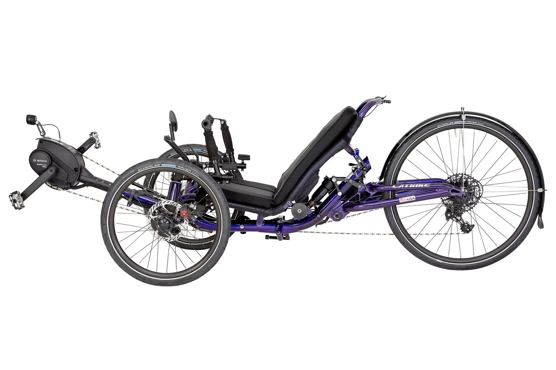 catrike dumont ecat electric recumbent trike