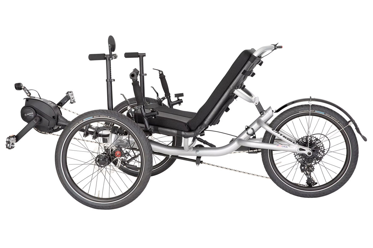 catrike max ecat electric recumbent bike