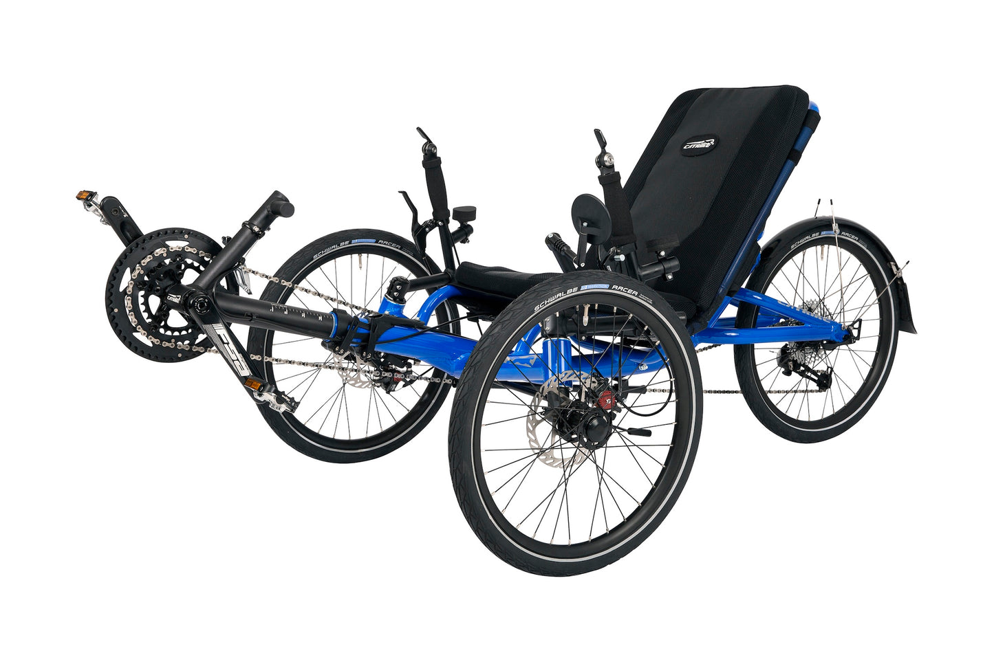 catrike 2025 villager recumbent trike-color-electric-blue