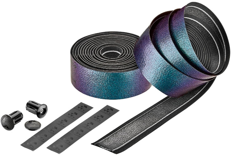 ciclovation leather touch bar tape-color-aurora blue