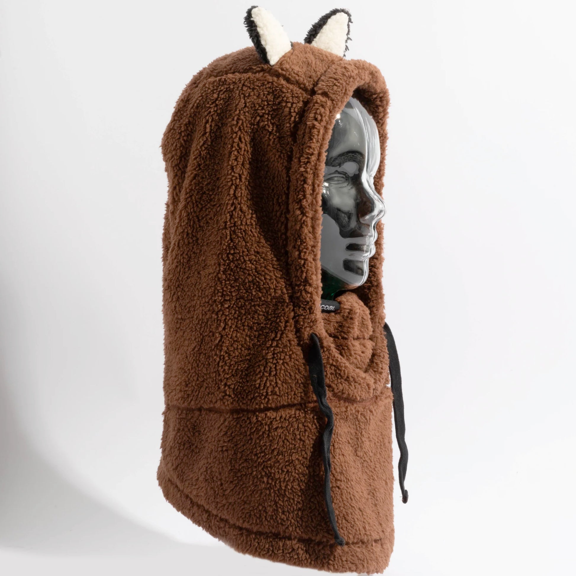 coal the ridge kids’ sherpa fleece hood-color-brown