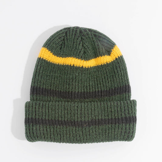 coal vista beanie-color-dark green/black