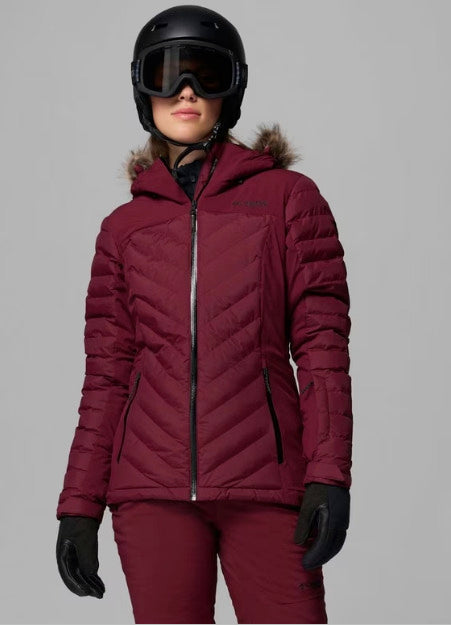columbia bird mountain iii insulated women’s jacket-color-rich wine
