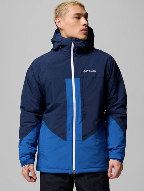 columbia powder prime men’s jacket-color-mountain blue,