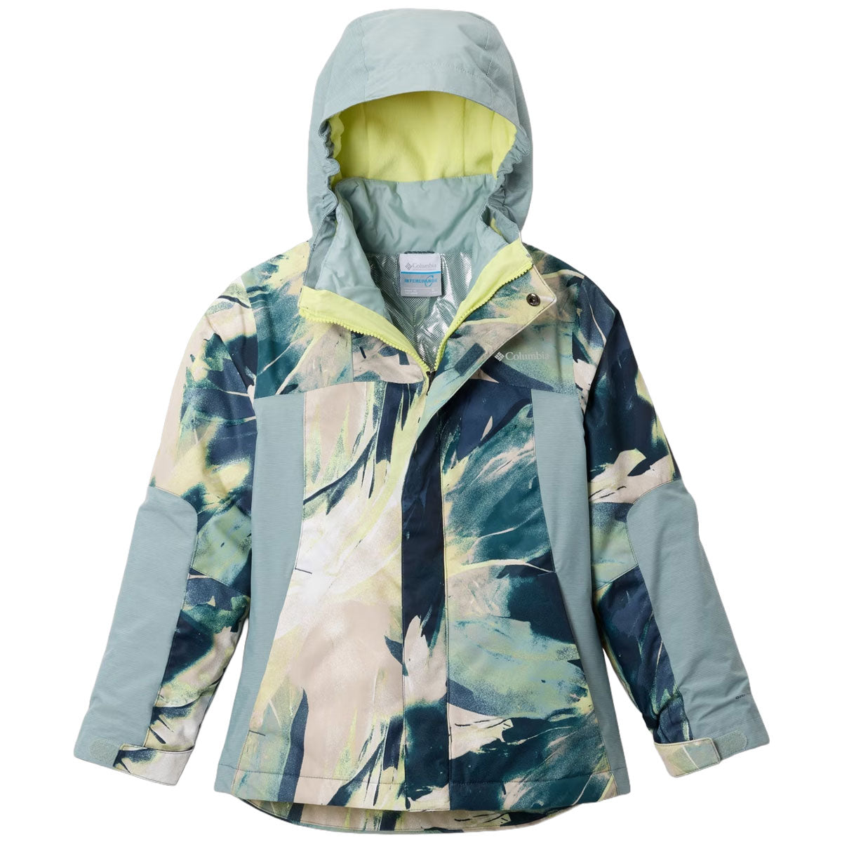 columbia whirlibird iii interchange kids’ jacket-color-everblue snowfl