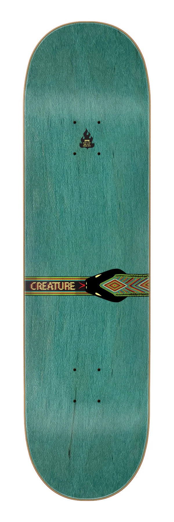 creature jhanka gonzalez snakes skateboard deck