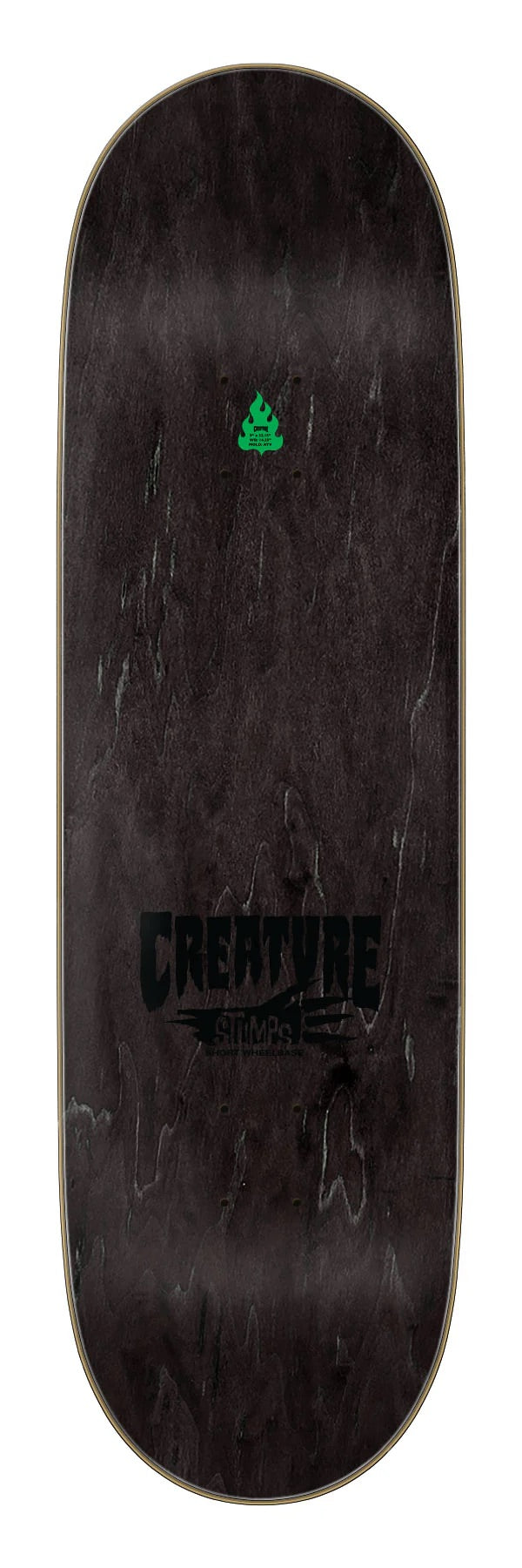 creature logo stumps skateboard deck