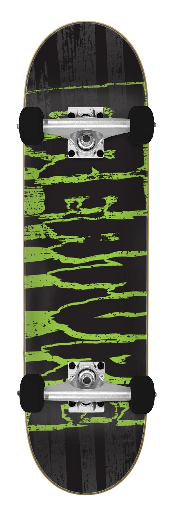 creature tattered complete skateboard-color-grn