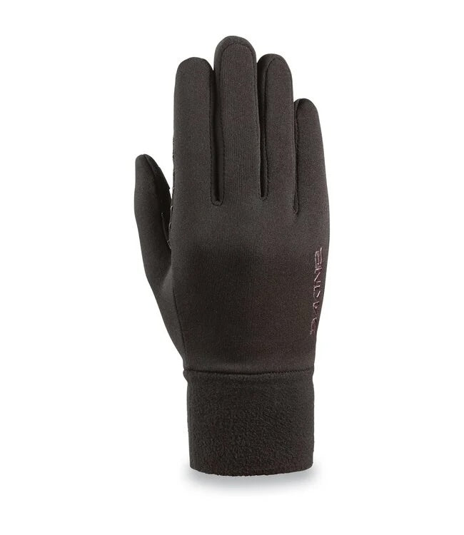 dakine women’s storm liner glove-color-kingdom black