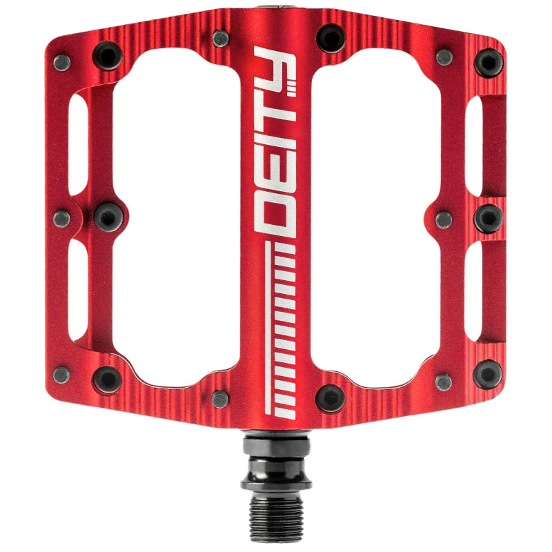deity components black kat pedals-color-red