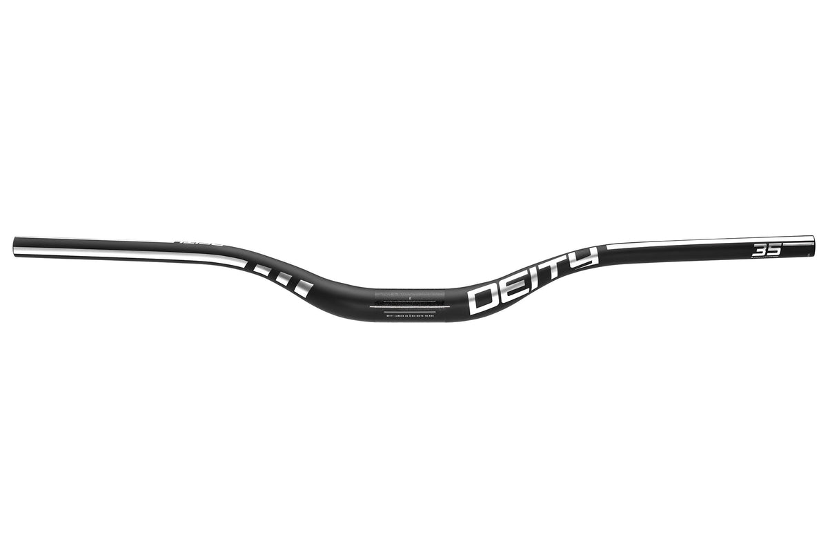 Deity Components Speedway Carbon 35mm Bore Handlebars 50Mm Chrome