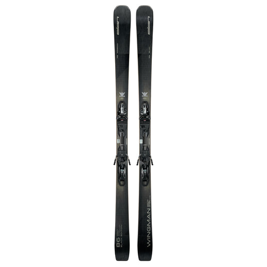 elan wingman 86 black edition men’s skis with emx12.0 bindings 2026