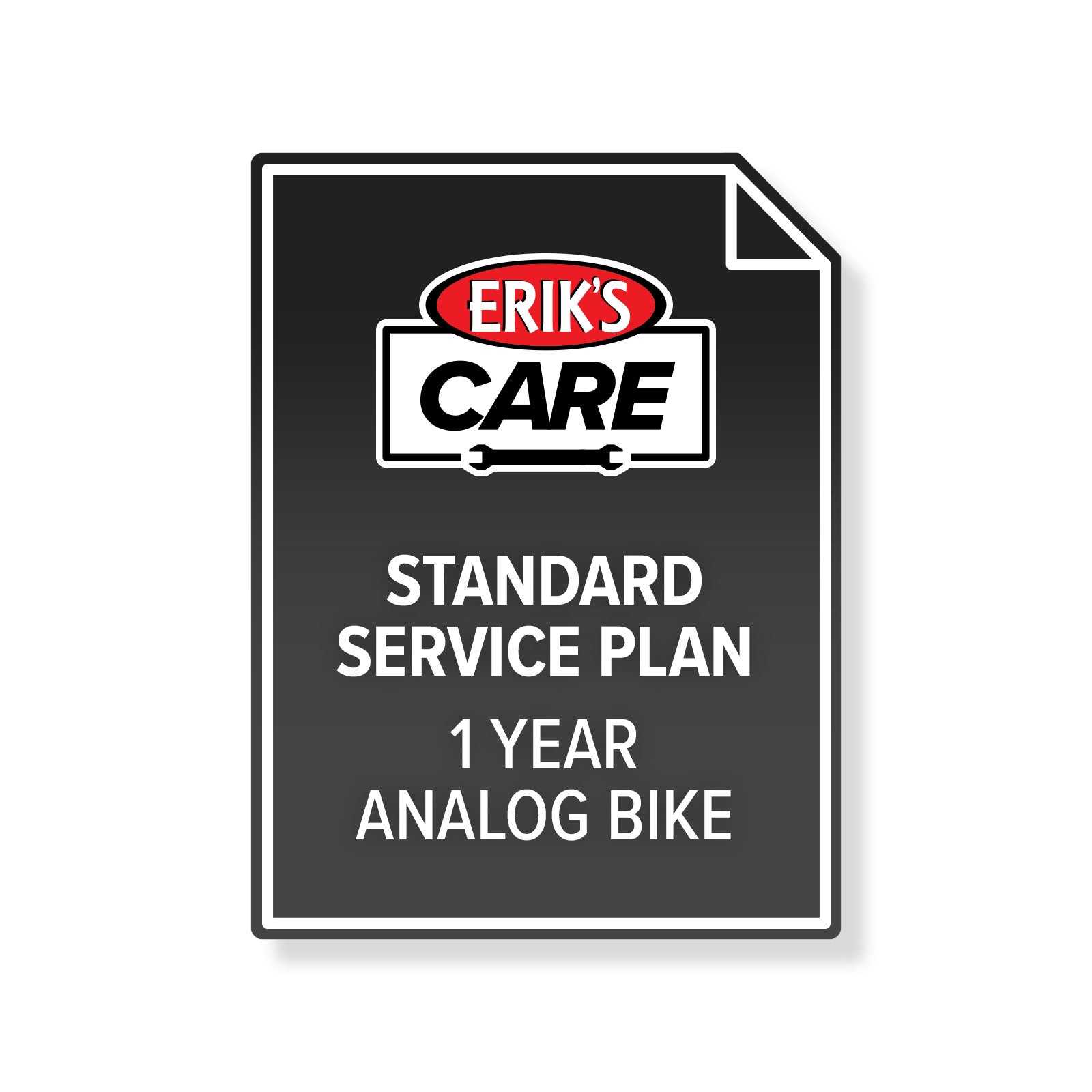 eriks 1 year standard service plan - analog bike