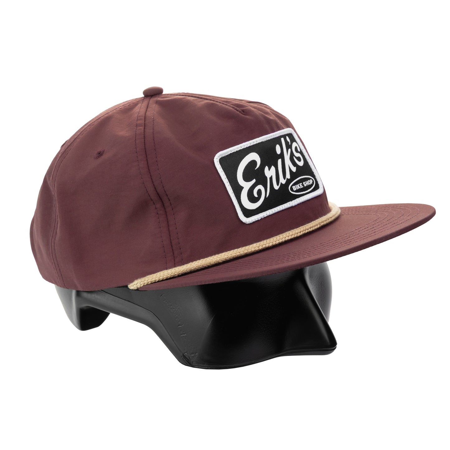 eriks classic 5 panel flat brim hat