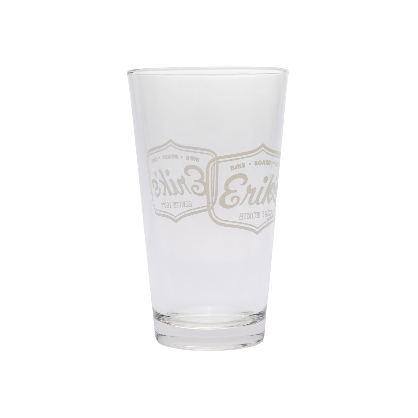 eriks classic logo 16 oz pint glass-color-white