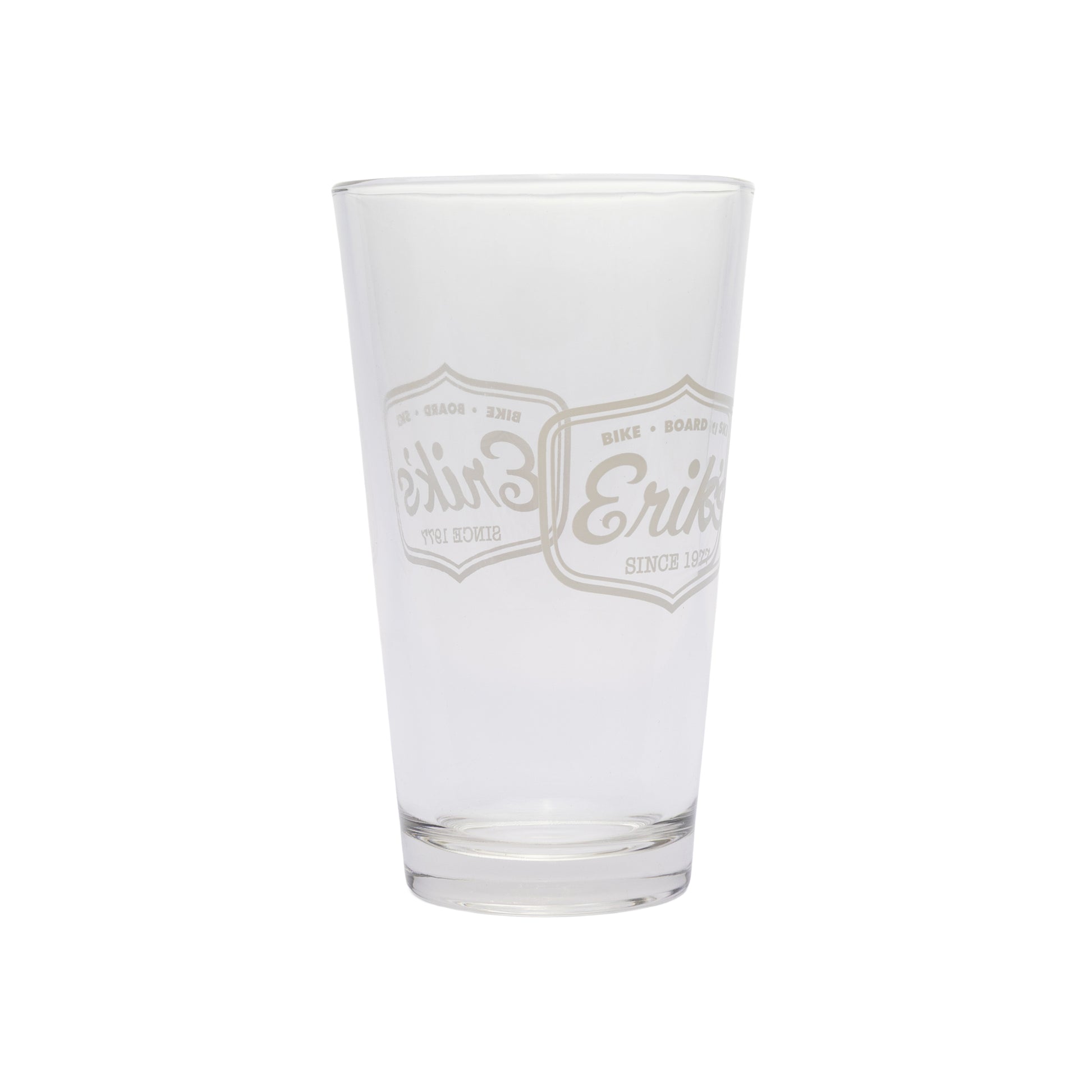 eriks classic logo 16 oz pint glass-color-white
